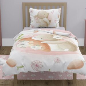 Pościel dziecięca 100x135 bawełniana – urocze zwierzątka