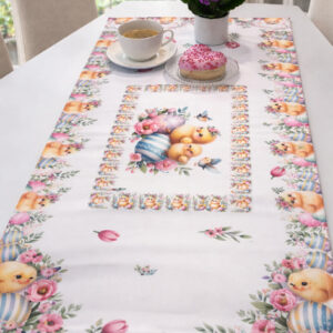 Bieżnik - szal 40x90 cm z motywem wielkanocnym