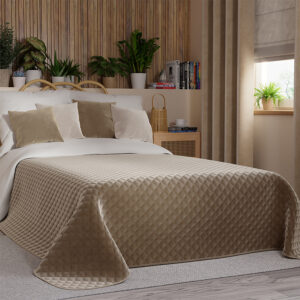 Narzuta ozdobna Velvi - beżowa 220/240- MARKIZETA