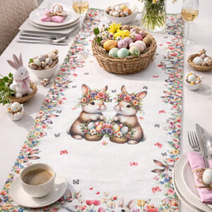 Bieżnik - szal 40x90 cm z motywem wielkanocnym