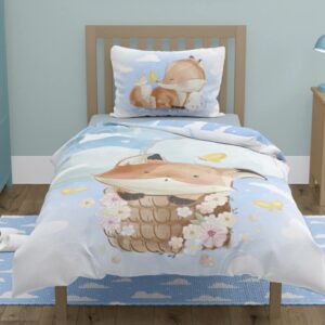 Pościel dziecięca 100x135 bawełniana – urocze zwierzątka