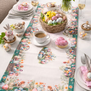 Bieżnik - szal 40x90 cm z motywem wielkanocnym