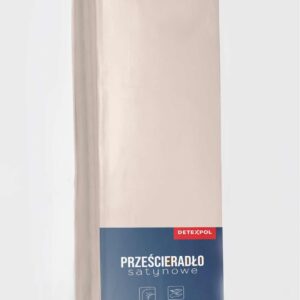 Prześcieradło satynowe z mikrowłókna 160x200 z gumką - DETEXPOL