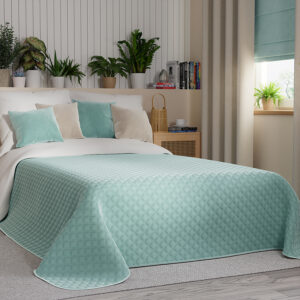 Narzuta ozdobna Velvi - miętowa 170/210- MARKIZETA