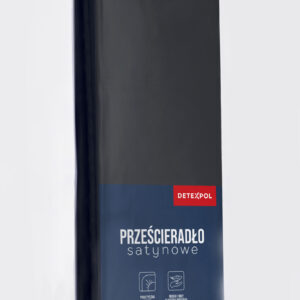 Prześcieradło satynowe z mikrowłókna 160x200 z gumką - DETEXPOL