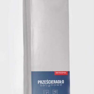 Prześcieradło satynowe z mikrowłókna 160x200 z gumką - DETEXPOL
