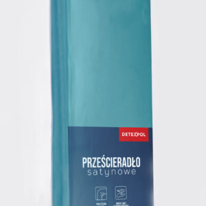 Prześcieradło satynowe z mikrowłókna 160x200 z gumką - DETEXPOL