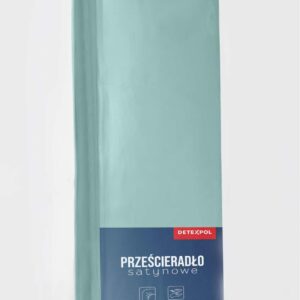 Prześcieradło satynowe z mikrowłókna 160x200 z gumką - DETEXPOL