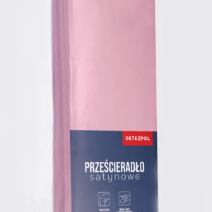 Prześcieradło satynowe z mikrowłókna 160x200 z gumką - DETEXPOL