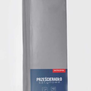 Prześcieradło satynowe z mikrowłókna 160x200 z gumką - DETEXPOL