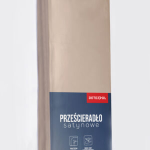 Prześcieradło satynowe z mikrowłókna 160x200 z gumką - DETEXPOL